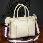 Marc Jacobs White Leather Handbag with Dust Cover